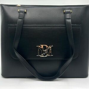Black Bag with Structured Design and Professional Style